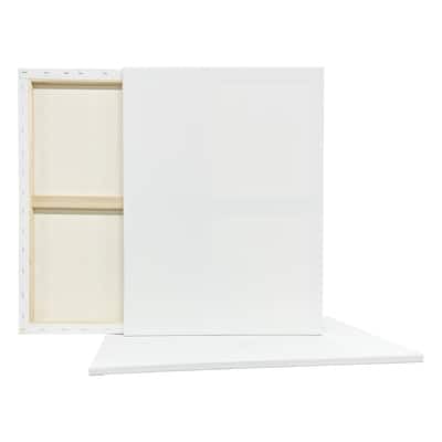 5 Count 16” x 20” Super Value Canvas by Artist's Loft - Acid Free Cotton Canvas for Paint, Acrylic, & Oils - 1 Pack