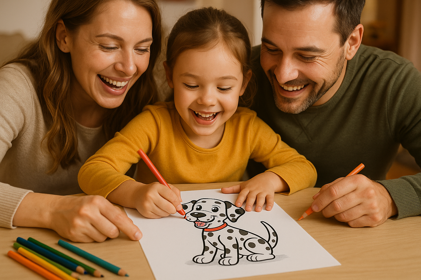 Dalmatian Activity Kit | Coloring Book + Puzzle + Paint By Numbers