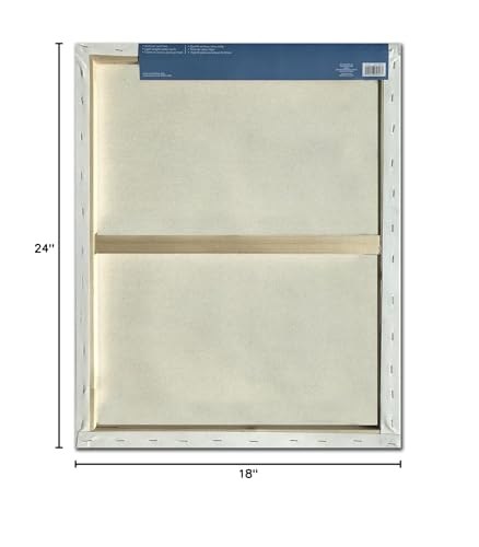 5 Count 16” x 20” Super Value Canvas by Artist's Loft - Acid Free Cotton Canvas for Paint, Acrylic, & Oils - 1 Pack
