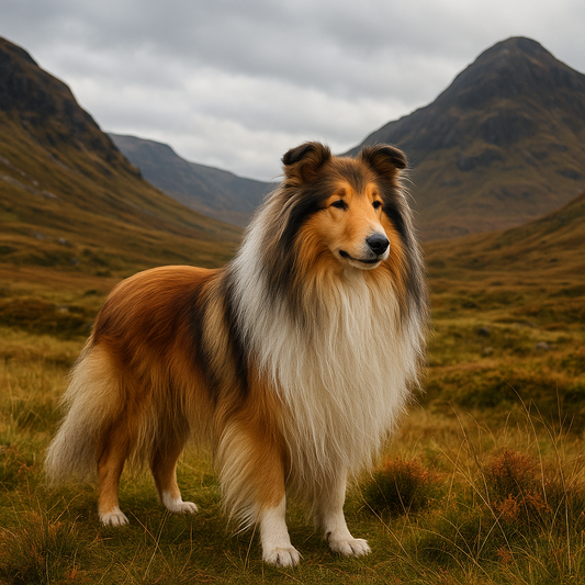 Collie Activity Kit | Coloring Book + Puzzle + Paint By Numbers